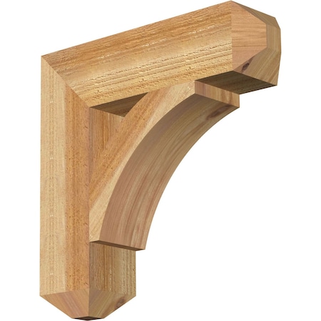 Thorton Craftsman Rough Sawn Bracket, Western Red Cedar, 4"W x 16"D x 16"H